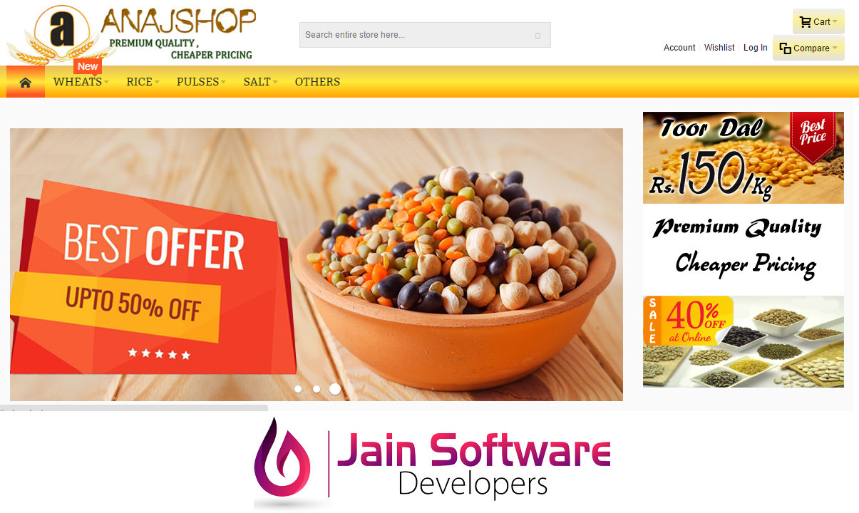 Anajshop | Grain Ecommerce Shop