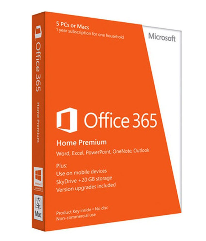 Microsoft Office 365 Home Premium (Product Key Card) - Software on