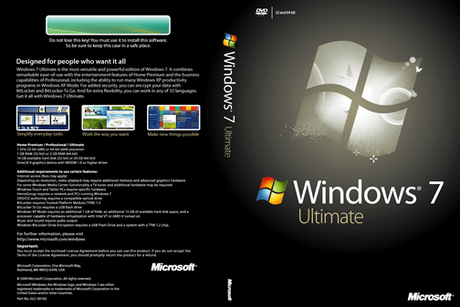 Windows 7 Ultimate Cover