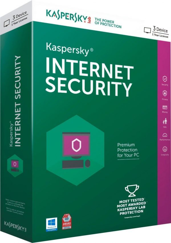 Kaspersky Internet Security 2016 (3 Devices/ 1 Year)