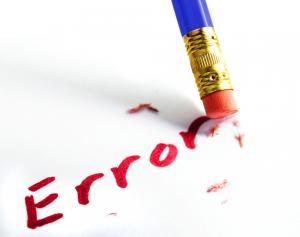 Content writers must erase errors